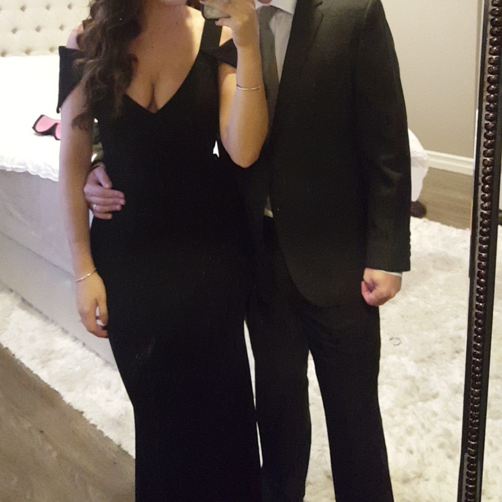 Black ABS gown